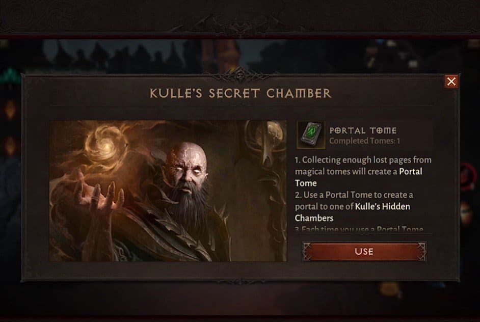 Diablo Immortal Kulle's Secret Chamber Event