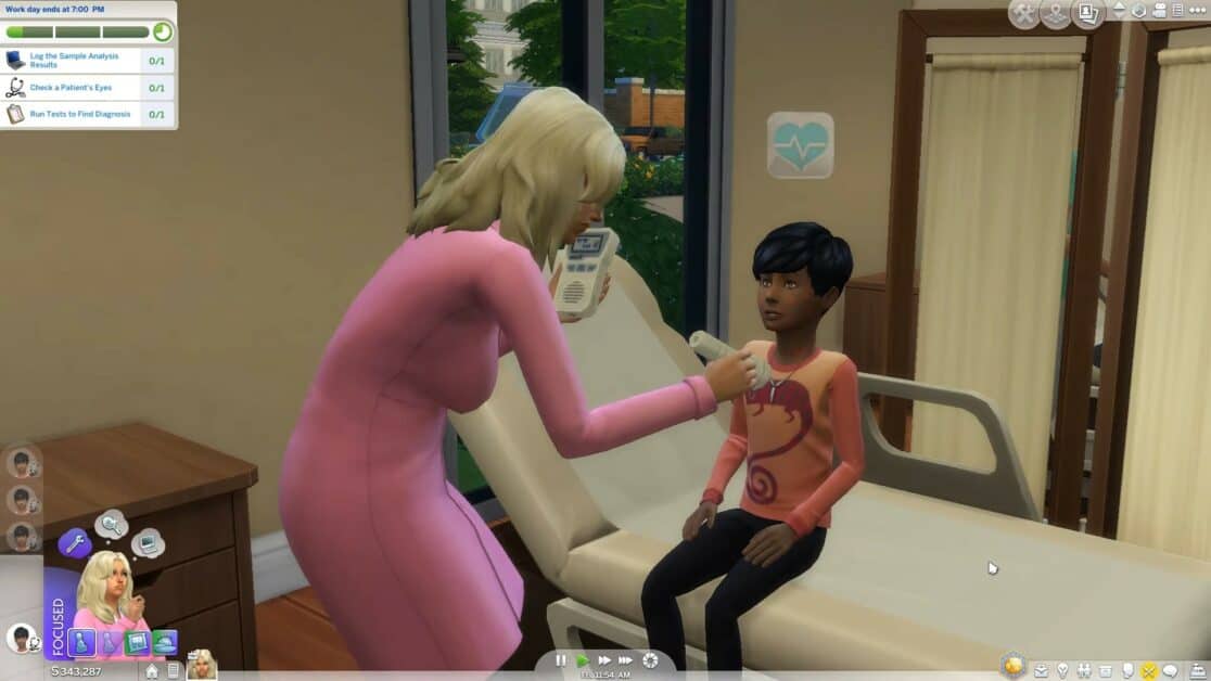 how to visit the doctor in sims 4