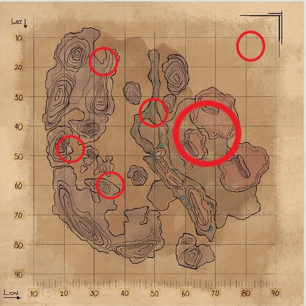 Best Base Locations in Ark Scorched Earth