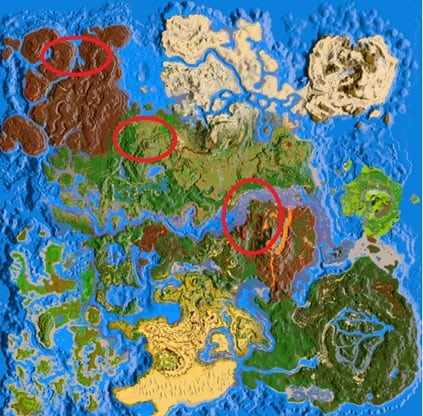 Ark Crystal Isles Dino Spawn Map
