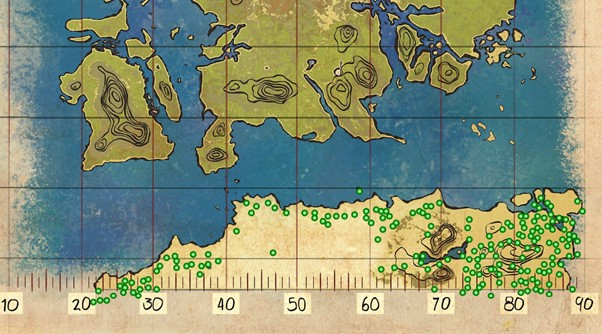 Ark lost Island Resource Map