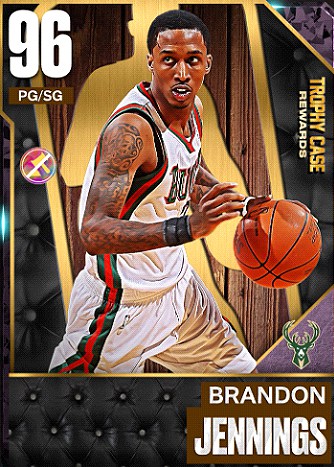 NBA 2K23 Brandon Jennings Pink Diamond Card