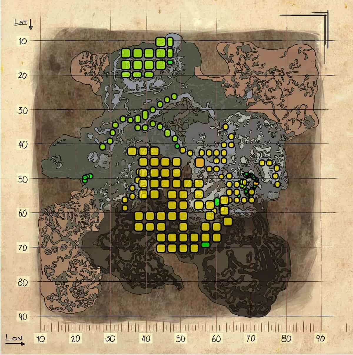 Ark Aberration Creature Spawn Map
