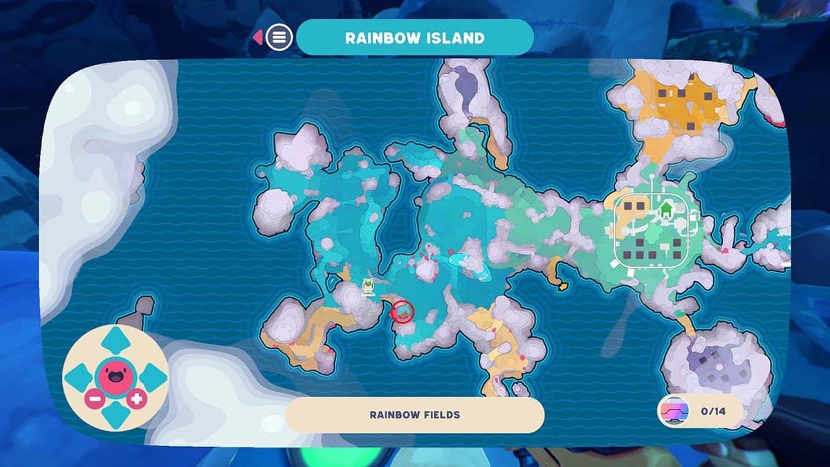 Rainbow Fields Map Data Location