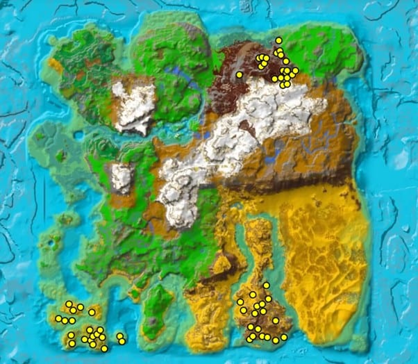 Ark Ragnarok Resource Map