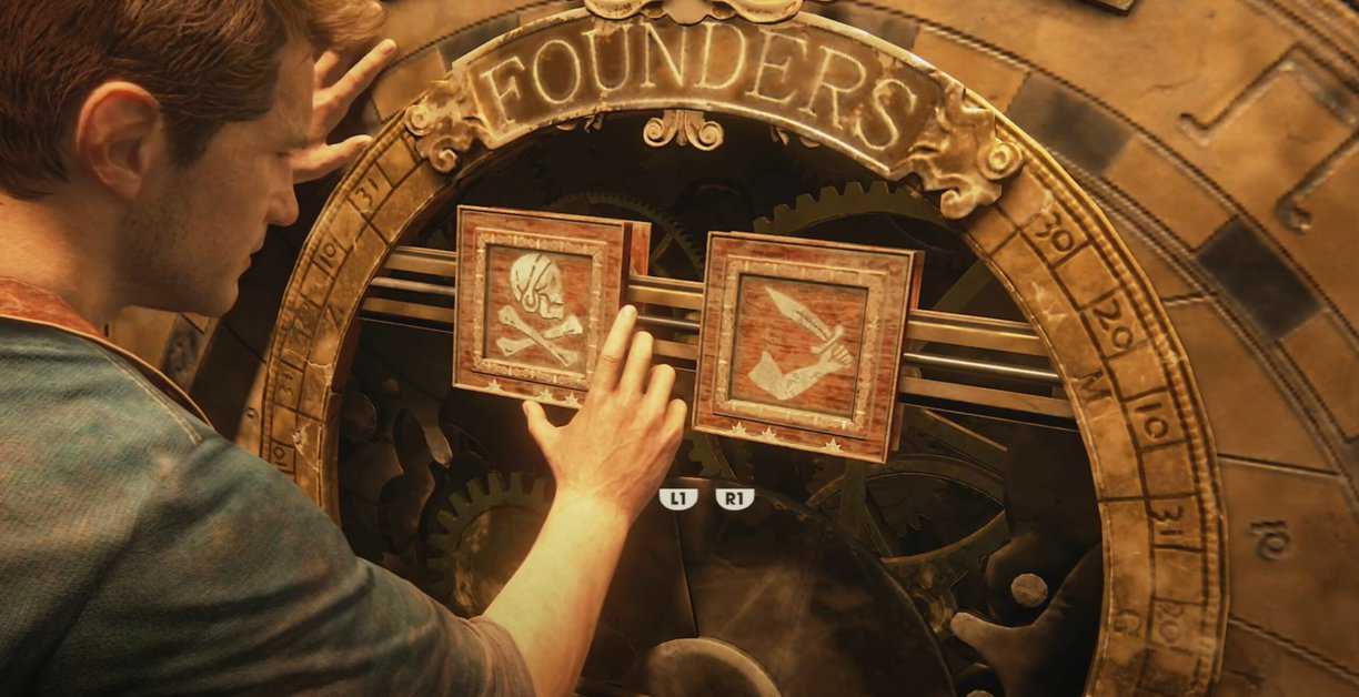 Uncharted 4 Chapter 11: Founders Wheel Puzzle Solution
