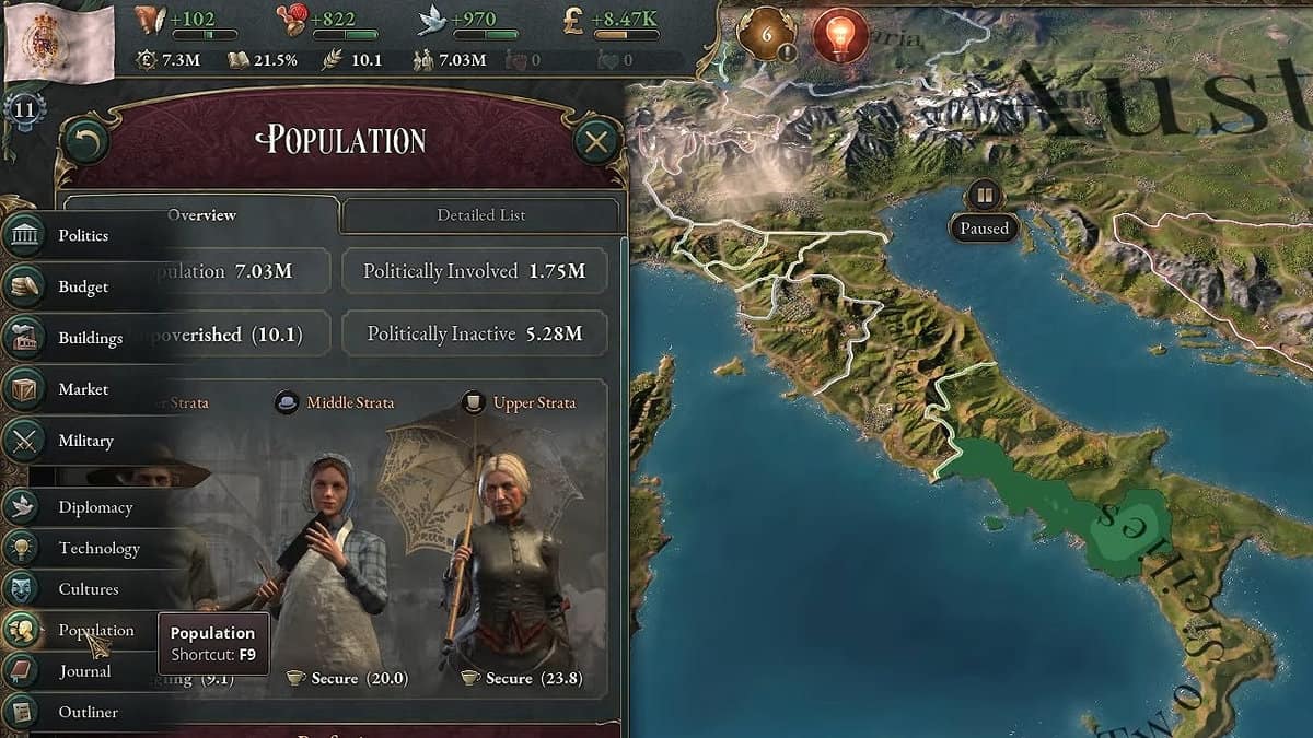 How To Increase Population In Victoria 3