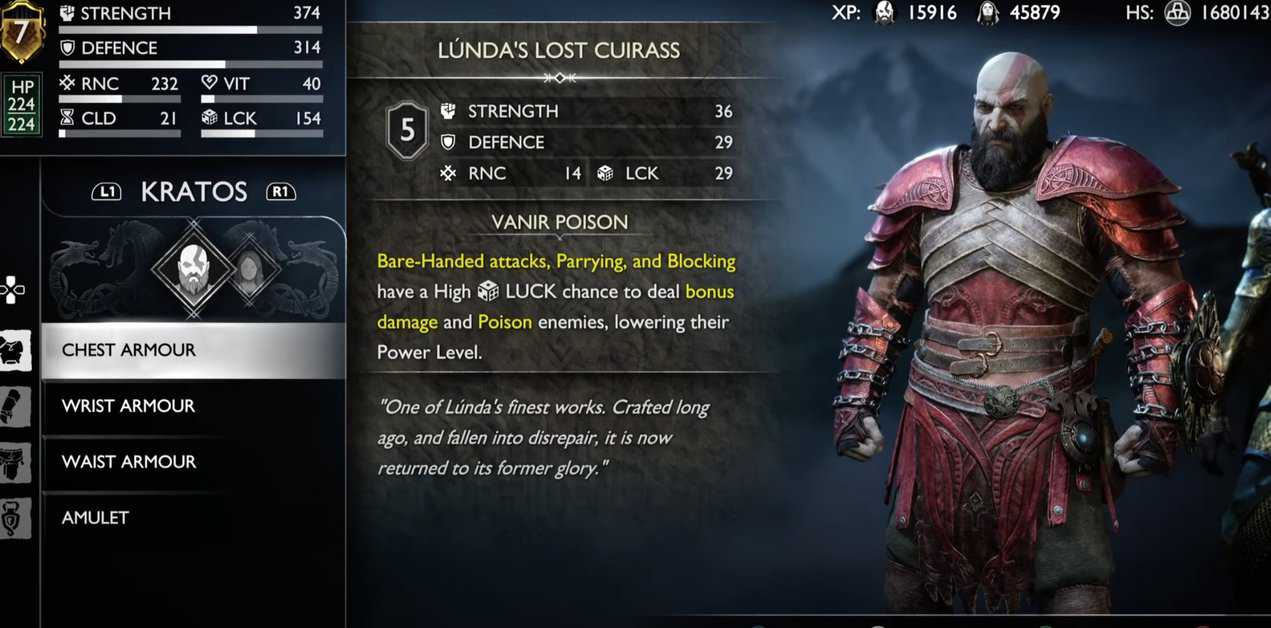 Best Armor Sets To Get Early In God of War Ragnarok