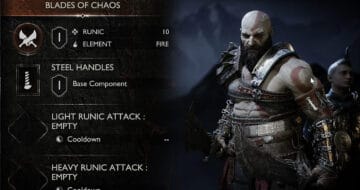 God of War Ragnarok Blades of Chaos Upgrades