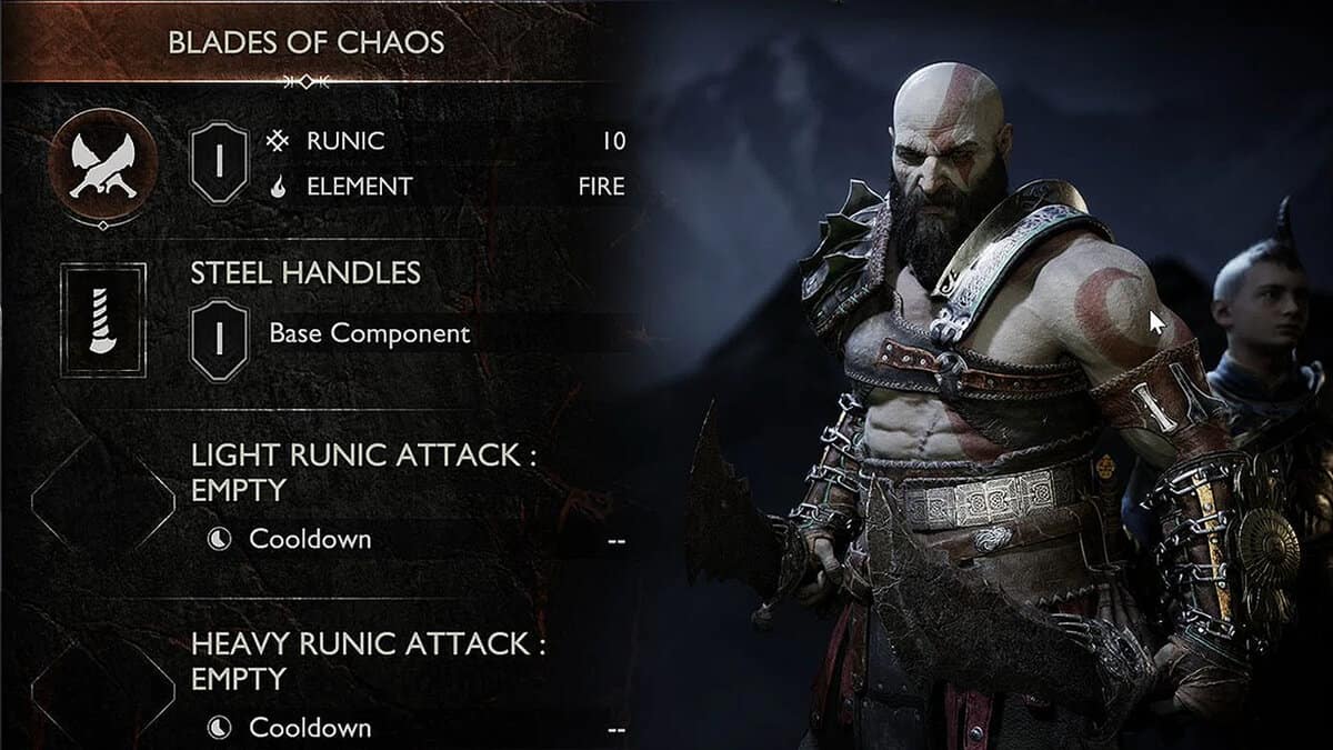 God of War Ragnarok Blades of Chaos Upgrades