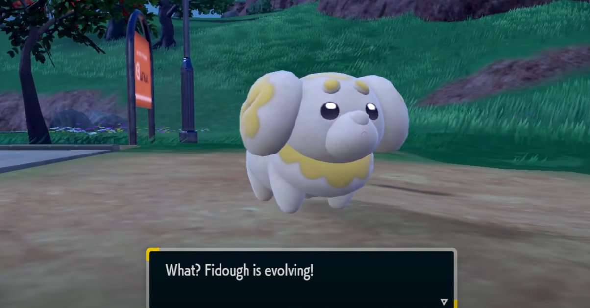 Pokemon SV Fidough Evolution
