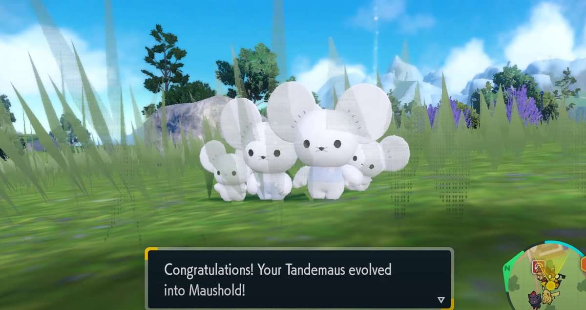 How to evolve Tandemaus into Maushold in Pokemon Scarlet and Violet