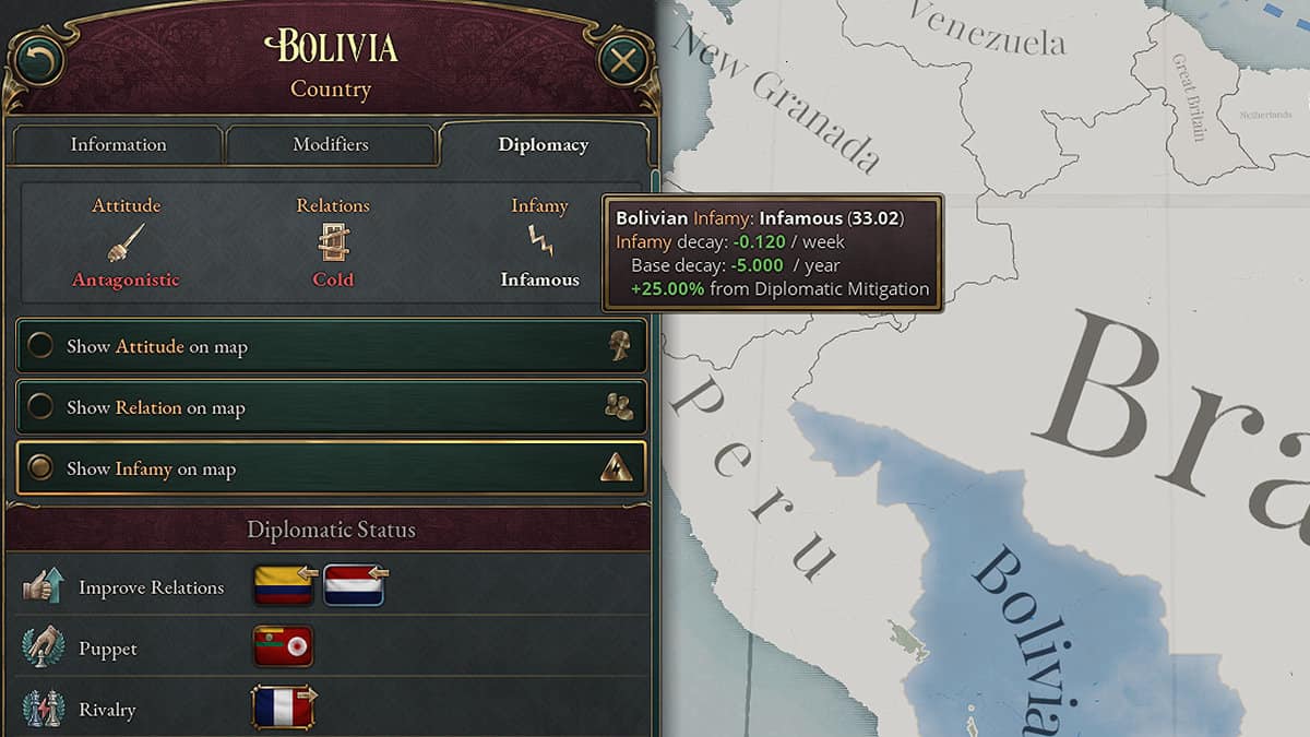 How To Reduce Infamy In Victoria 3