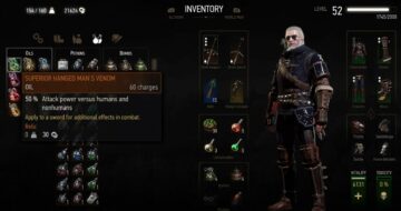 How To Craft And Use Oils In The Witcher 3