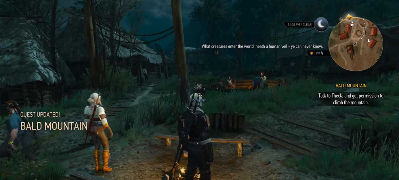 The Witcher 3 Bald Mountain Quest Guide