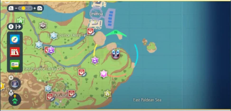 Toedscool location in Pokemon SV