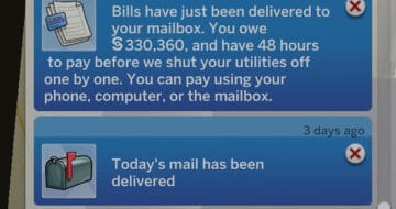 The Sims 4 Bills