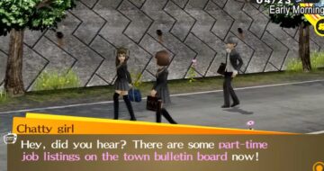All Part Time jobs in Persona 4