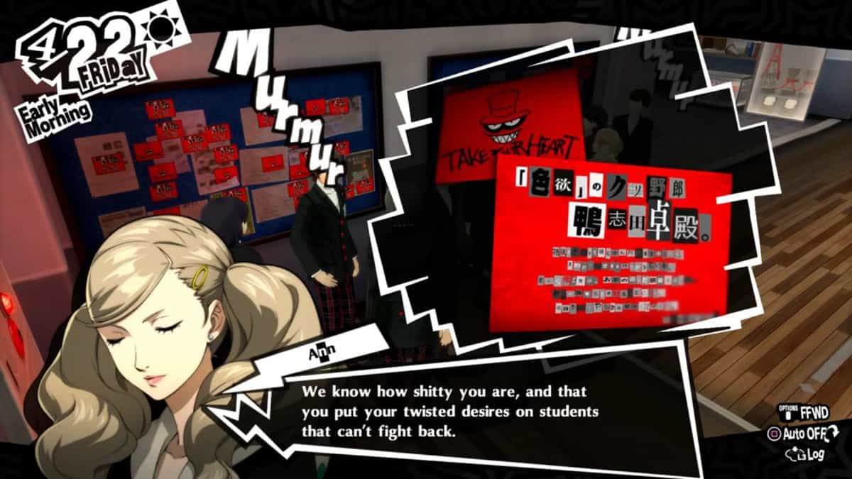 Calling Cards in Persona 5 Royal