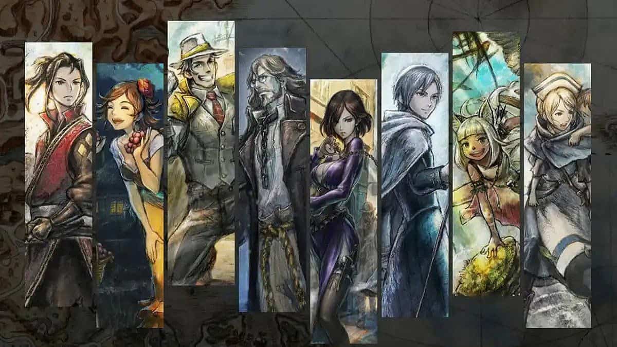 Characters ranked in Octopath Traveler 2