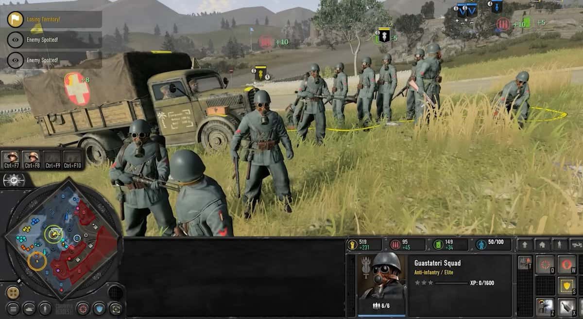 Company of Heroes 3 faction abilites
