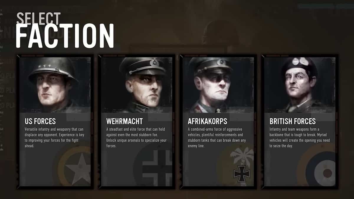 Company Of Heroes 3 Best Factions