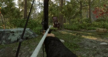 Compound Bow aim in Sons of the Forest