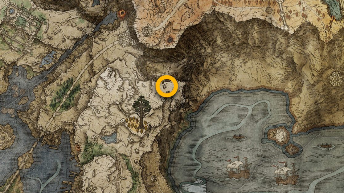Black Knife Assassin map in Elden Ring