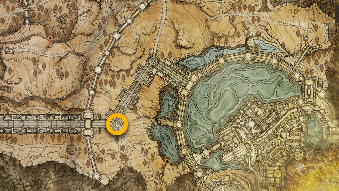 Leyndell, Royal Capital map fragment location in Elden Ring