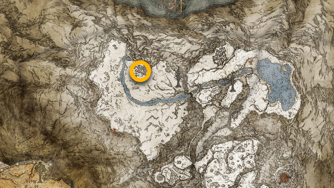 Elden Ring Ordina, Liturgical Town map