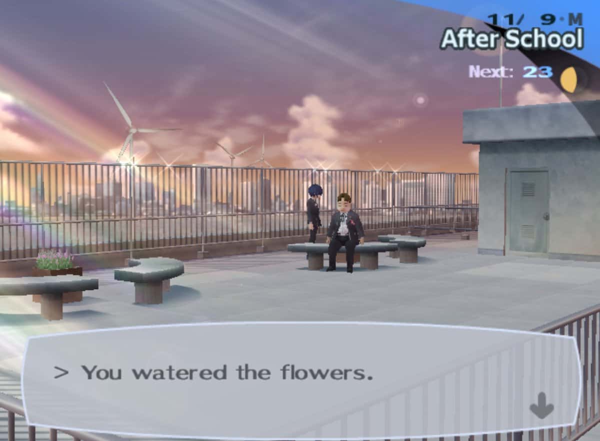 How To Find And Water The Flowers In Persona 3