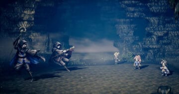 Mystery Man and Shady Figure boss fight in Octopath Traveler