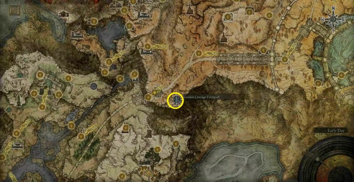 Godfrey Icon map location in Elden Ring