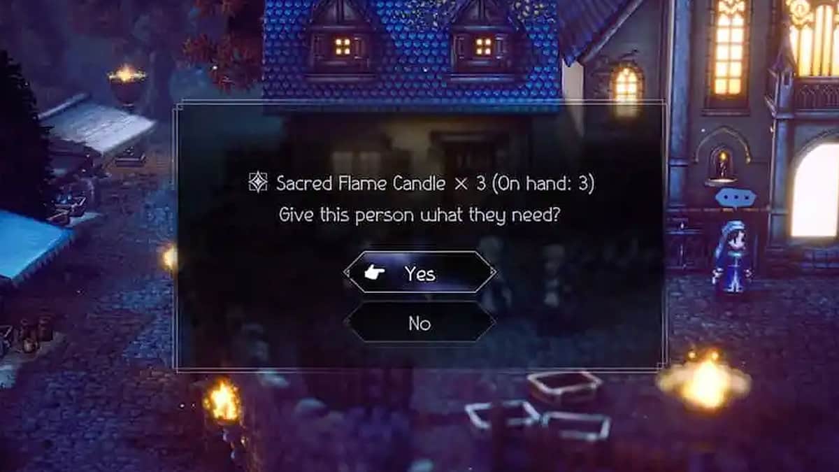 Where To Find Sacred Flame Candles In Octopath Traveler 2