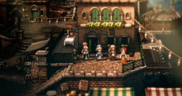 Switching the party leader in Octopath Traveler 2