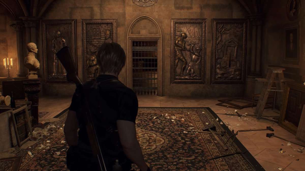 Resident Evil 4 Castle Treasury Sword Puzzle Solution