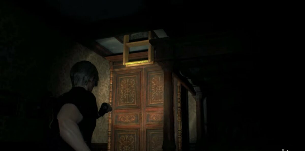 hanging ladder in Resident Evil 4 Remake
