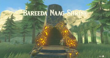 Bareeda Naag Shrine in Zelda Breath of the Wild