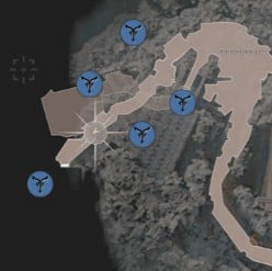 Island – Cliffside Ruins Blue medallion location in RE4
