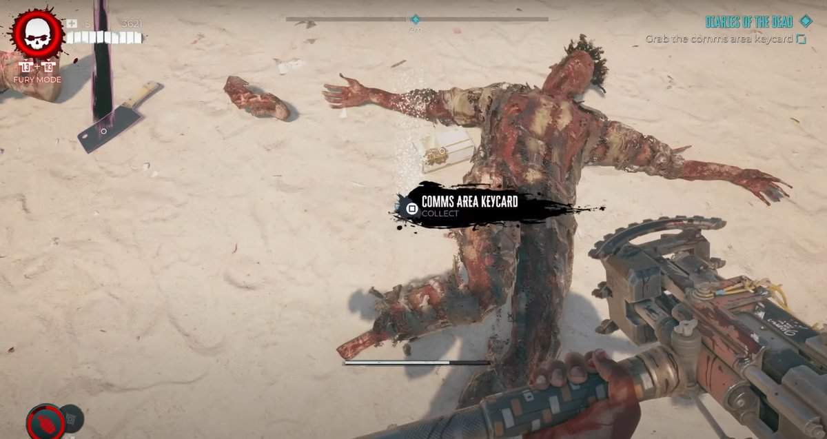 Dead Island 2 Diaries Of The Dead Comms Area Keycard Location