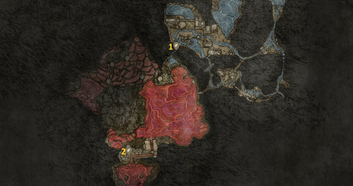 Ainsel River Smithing Stones 5 locations in Elden Ring