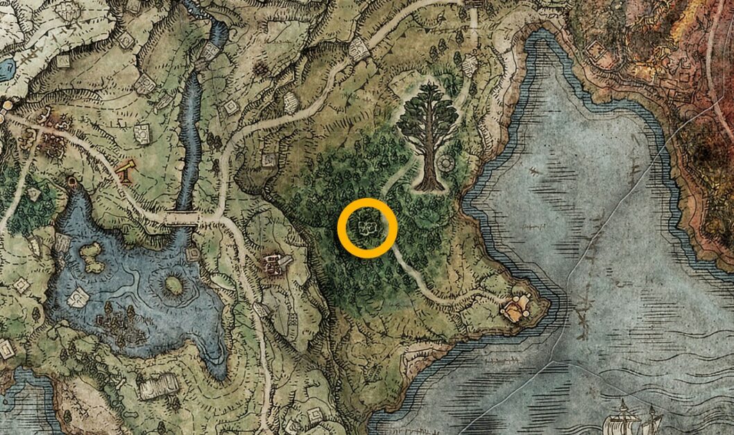 Axe Talisman map location in Elden Ring