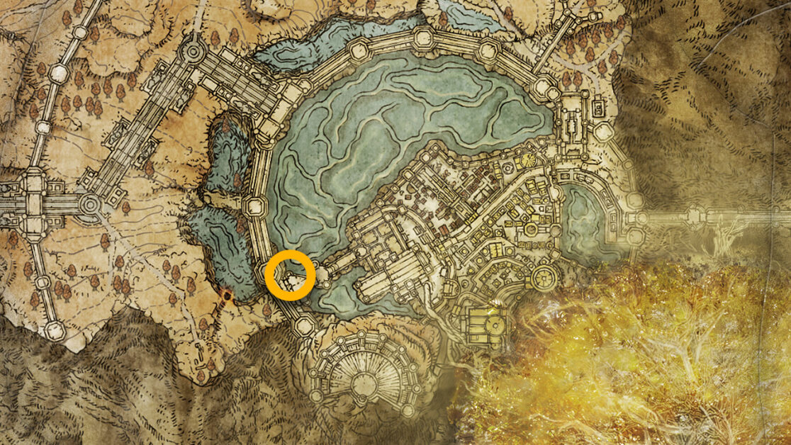 Blessed Dew Talisman map location in Elden Ring