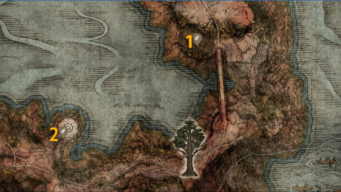 Caelid Somber Smithing Stone 9 map locations in Elden Ring