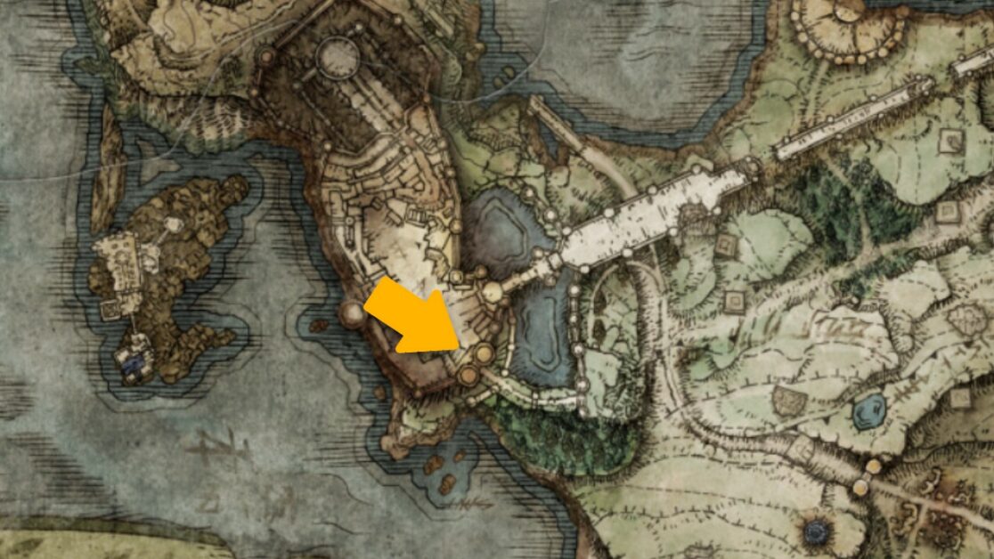 Elden Ring Curved Sword Talisman Map Location