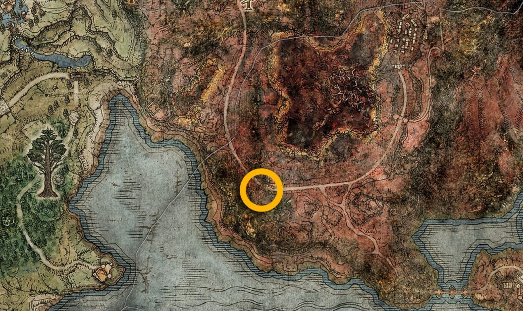 Decaying Ekzykes map location in Elden Ring