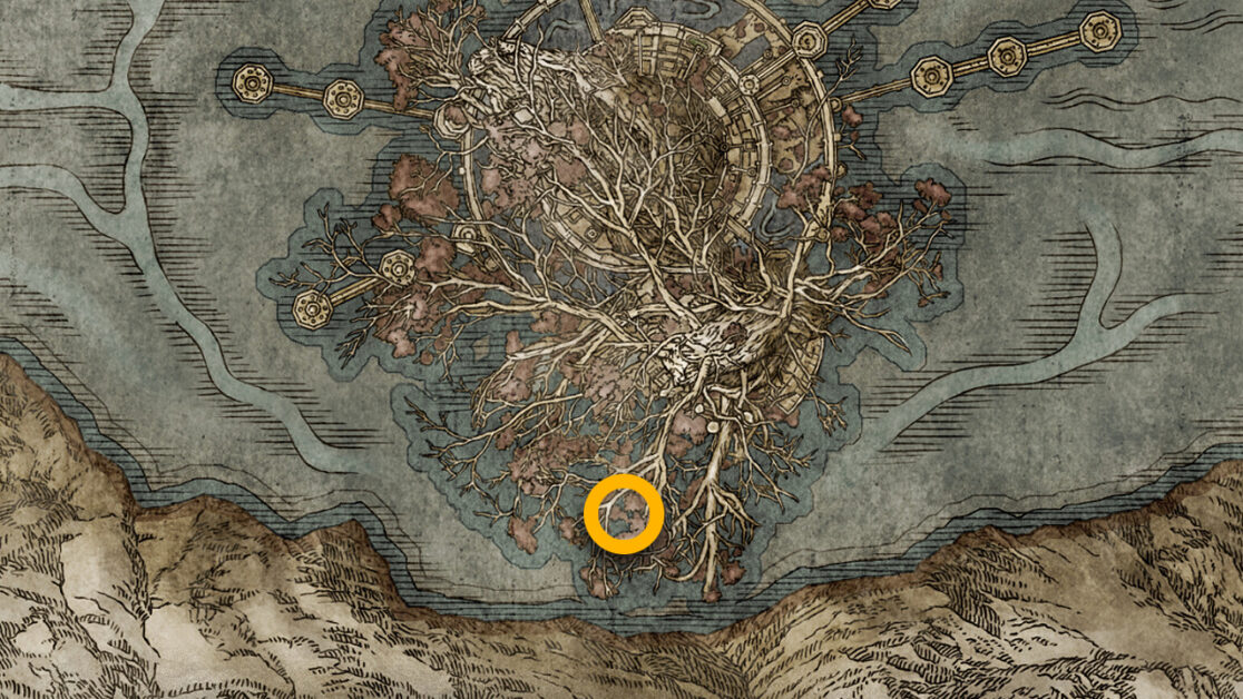 Envoy's Horn map location in Elden Ring