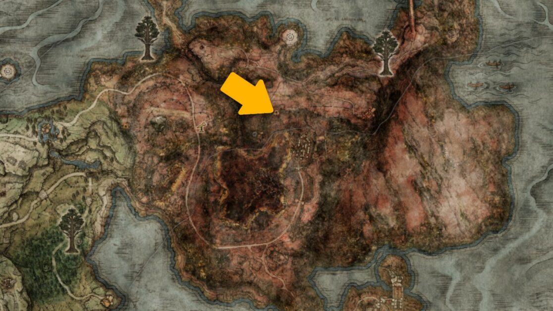 Faithful's Canvas Talisman map location in Elden Ring