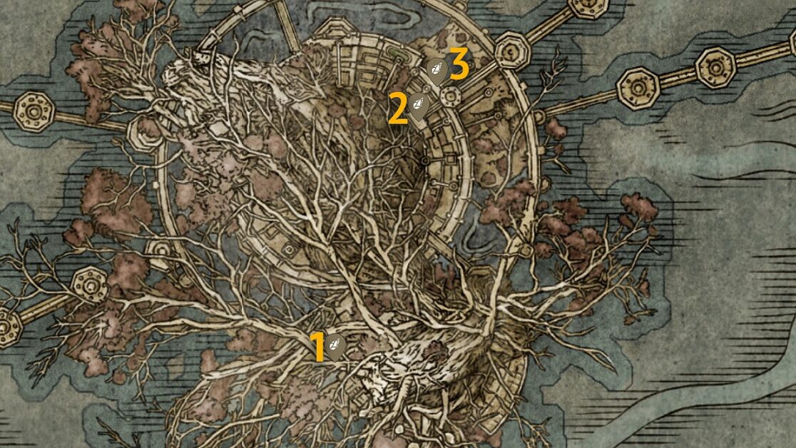 Miquella’s Haligtree Somber Smithing Stone 9 map locations in Elden Ring