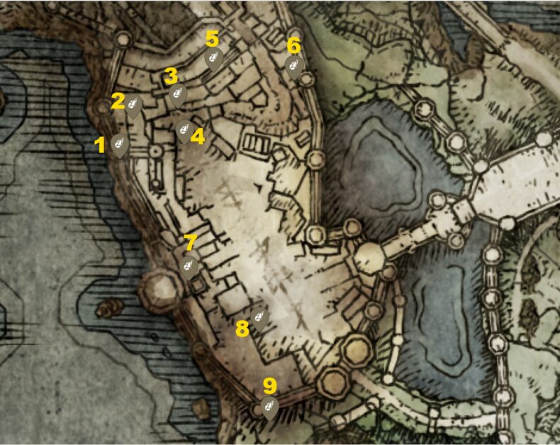 Smithing Stone 2 map locations in Stormveil Castle